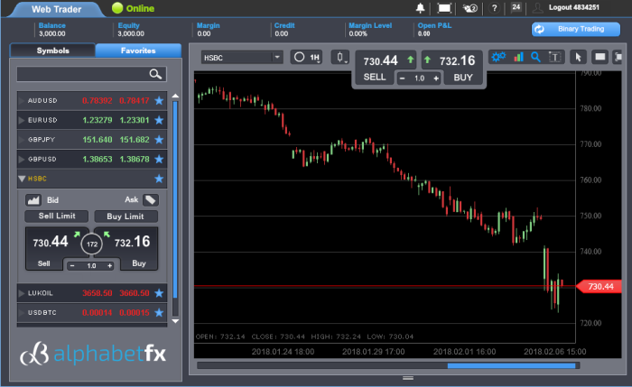 AlphabetFX Broker MetaTrader4 Trading Platform
