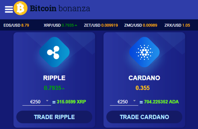 Bitcoin Bonanza Crypto Trading Software