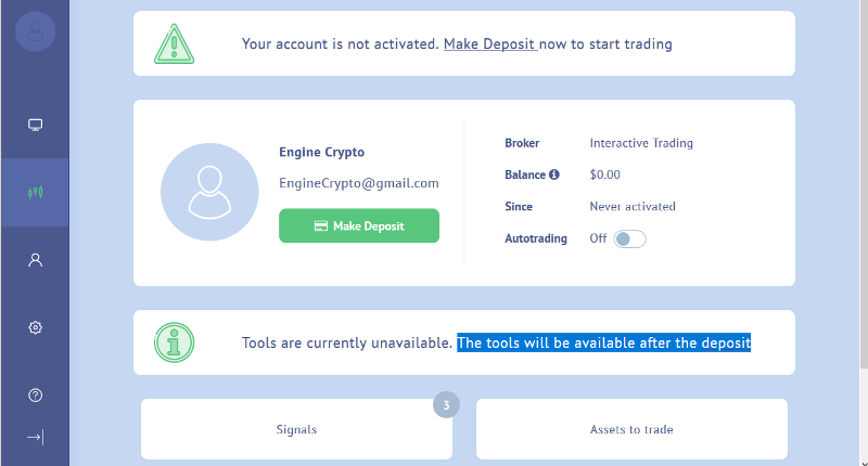 Crypto Engine Trading App
