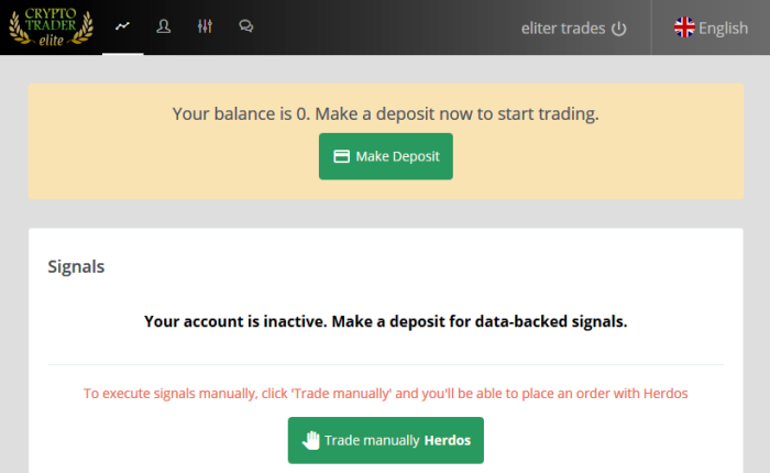 Crypto Trader Elite Software