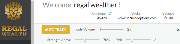 Regal Wealth Automated Trading Robot