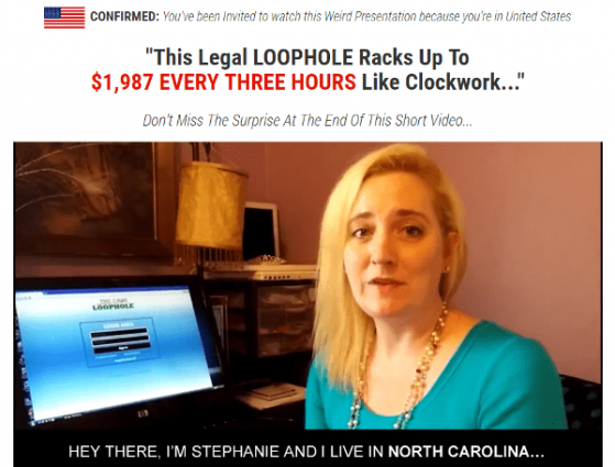 The Cash Loophole Promotional Video