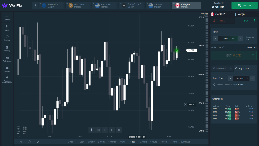 WalFlo Trading App
