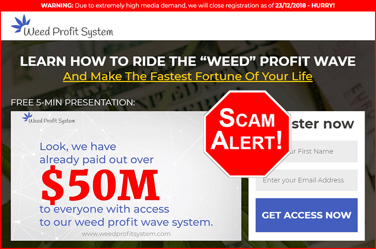 Weed Profit System Scam